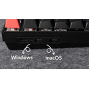 Keychron K8 V2 (K8X-J4) QMK Wireless Mechanical Keyboard Banana Switch HotSwap RGB 80% US Lay Alum