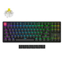 Keychron K8 V2 (K8X-J4) QMK Wireless Mechanical Keyboard Banana Switch HotSwap RGB 80% US Lay Alum