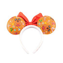 Loungefly: Disney Ginger Bread aop Patent bow Heart Headband (Wdhb0094)