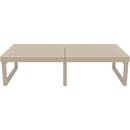 MYKONOS ΤΡΑΠΕΖΙ TAUPE 130X65X33εκ. ΠΟΛ/ΝΙΟΥ