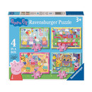 Ravesburger Puzzle: Peppa pig (4in1) (12004016)