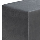 Σκαμπώ April Megapap Βελούδινο Χρώμα Γκρι 40x40x40εκ.
