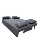 Καναπές Κρεβάτι Τριθέσιος ArteLibre URBAN LOUNGE 3S Σκούρο Γκρι Ύφασμα 194x93x72cm