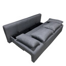 Καναπές Κρεβάτι Τριθέσιος ArteLibre URBAN LOUNGE 3S Σκούρο Γκρι Ύφασμα 194x93x72cm