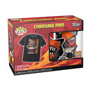 Funko Pop! & Tees (Adult): Chainsaw man - Chainsaw man Leaping Vinyl Figure & t-Shirt (m)