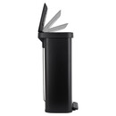 Estia Καδος Απορριματων Flatop Soft Close 70lt ματ Μαυρος