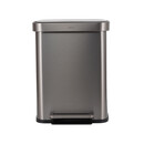 Estia Καδος Απορριματων Flatop Soft Close 50lt ματ Ινοξ