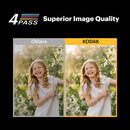 Kodak Mini Shot 2 Retro -Instant Camera & Photo Printer (5.3 x 8.6 Cm), ios & Android bt + 8 Sheets