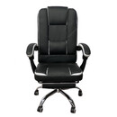 Καρέκλα Γραφείου OPTISEAT Μαύρο/Λευκό PVC/Μέταλλο 67x65x105-115cm