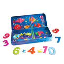 HappiHobbi Magnet Tin Γράμματα & Αριθμοί Εκπαιδευτικοί Χάρτινοι Μαγνήτες Για 3+ Χρονών