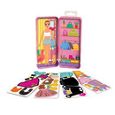 HappiHobbi Magnet Tins City Heroes - Fashion Girl - Mermaid Princess Εκπαιδευτικοί Χάρτινοι Μαγνήτες