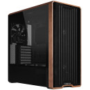 Lian li Lancool 217 Black - Wood Accent - atx pc Case (5 Fans) 2 x 170mm, 1 x 140mm & 2 x 120mm pwm