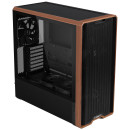 Lian li Lancool 217 Black - Wood Accent - atx pc Case (5 Fans) 2 x 170mm, 1 x 140mm & 2 x 120mm pwm
