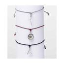Carat Shop Harry Potter - Deathly Hallows Friendship Bracelet set Multi (Hpfb0450)