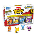 Funko Bitty Pop! 4-Pack: Pokemon - Charmander, Jolteon, Larpas, Rattata Vinyl Figures