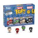 Funko Bitty Pop! 4-Pack: Spider-man - Spider-Man, Green Goblin, j. Jonah Jameson, Spiderman Symbiote Suit Vinyl Figures