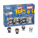 Funko Bitty Pop! 4-Pack: Spider-man - Venom, Anti-Venom, she-Venom, Spider-man Vinyl Figures