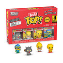 Funko Bitty Pop! 4-Pack: the Simpsons - Scratchy, Grampa Simpson, Lisa Simpson, Fallout boy Vinyl Figures