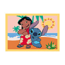 Clementoni Παιδικό Παζλ 4 in 1 Super Color Disney Stich 12-16-20-24 τμχ