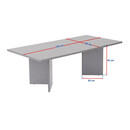 Τραπεζάκι Σαλονιού Sabin Megapap Χρώμα Sapphire oak 119x60x40εκ.