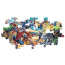 Clementoni Παζλ Panorama High Quality Collection Marvel Heroes vs Villains 1000 τμχ - Compact Box