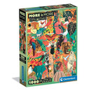 Clementoni Παζλ More is More Collection Animals & Botanics 1000 τμχ - Compact Box