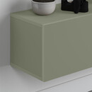 Έπιπλο Τηλεόρασης Επιτοίχιο Francy Megapap Χρώμα ash Green 180x30x30εκ.