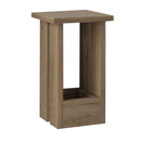 Τραπεζάκι Βοηθητικό Tasos Megapap Χρώμα Sepet oak 30x30x50,3εκ.