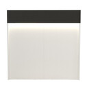 Γραφείο Υποδοχής - Reception Wilko Megapap με led Χρώμα Λευκό - Ανθρακί 113,6x42x110εκ.