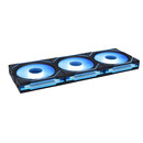 Lian li uni fan Infinity sl- Wireless - 120 -3pcs Reverse Black (Triple Pack Include Controller)