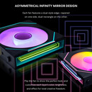 Lian li uni fan sl Infinity Wireless 3-Pack Black Argb pwm 120mm 0~2200rpm Controller Included