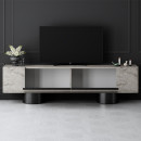 Έπιπλο Τηλεόρασης Haven Megapap Χρώμα Travertine 180x30x50εκ.