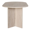 Τραπέζι Sablin Megapap Χρώμα Travertine 180x89,5x75εκ.