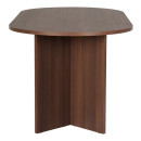 Τραπέζι Sablin Megapap Χρώμα Καρυδί 180x89,5x75εκ.