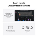 Keychron k10 he (K10h-q1) Special Wood Edition White Wireless Magnetic Hall Effect rgb 100% us