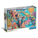 Clementoni Παζλ Museum Collection Vincent Van Gogh: Έναστρη Νύχτα Πάνω Από Το Ρήνο 1000 τμχ - Compac
