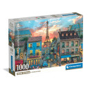 Clementoni Παζλ High Quality Collection Δρόμοι Του Παρισιού 1000 τμχ - Compact Box
