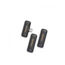 Boya by-Wm3t2-d2 2,4ghz Mobile Wireless mic for ios Iphone (2 Transmitters, two Person Vlog)