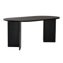 Τραπέζι Sablin Megapap Χρώμα Black Wood 180x89,5x75εκ.