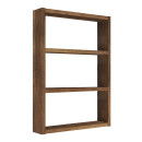 Ραφιέρα Τοίχου Prena Megapap Χρώμα Καρυδί 43,2x9x60εκ.