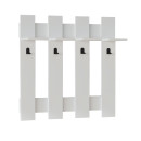 Κρεμάστρα Τοίχου Carina Megapap Χρώμα Λευκό 70x18x70εκ.