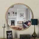 Καθρέπτης Τοίχου Glob Μegapap Χρώμα Sapphire oak 59x2x59εκ. Καθρέπτης Τοίχου Glob Μegapap Χρώμα Sapphire oak 59x2x59εκ.