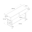Κονσόλα Aron Megapap Χρώμα Λευκό εφέ Μαρμάρου 138,8x41x75,7εκ. Κονσόλα Aron Megapap Χρώμα Λευκό εφέ Μαρμάρου 138,8x41x75,7εκ.