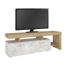 Έπιπλο Τηλεόρασης Acnes Megapap Χρώμα Λευκό εφέ Μαρμάρου - Sapphire oak 160x40x53εκ. Έπιπλο Τηλεόρασης Acnes Megapap Χρώμα Λευκό εφέ Μαρμάρου - Sapphire oak 160x40x53εκ.