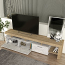 Έπιπλο Τηλεόρασης Acnes Megapap Χρώμα Λευκό εφέ Μαρμάρου - Sapphire oak 220x40x52εκ. Έπιπλο Τηλεόρασης Acnes Megapap Χρώμα Λευκό εφέ Μαρμάρου - Sapphire oak 220x40x52εκ.