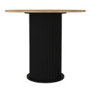 Τραπέζι Bohema Megapap Χρώμα Μαύρο - Sepet oak Ø90x77,7εκ. Τραπέζι Bohema Megapap Χρώμα Μαύρο - Sepet oak Ø90x77,7εκ.
