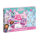 Totum: Gabby's Dollhouse - 3 in 1 Creativity set Diamond Painting, Glitter Charm Bracelets & Spray Pens (Tt420366)