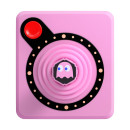 Atari pac-Man: Cx40+ Wireless Joystick - Pinky