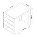 Τραπέζι Μπαρ Toska Megapap Χρώμα Pine oak 112,2x64x91,8εκ.