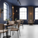 Καρέκλα Τραπεζαρίας Kevin Megapap Μόκα Ύφασμα - Μεταλλικό Μαύρο Πόδι 48x51x87εκ.